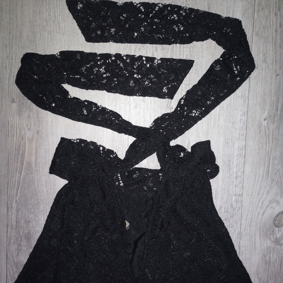 NWT J. Crew Tie Neck Lace Top - Picture 4 of 8